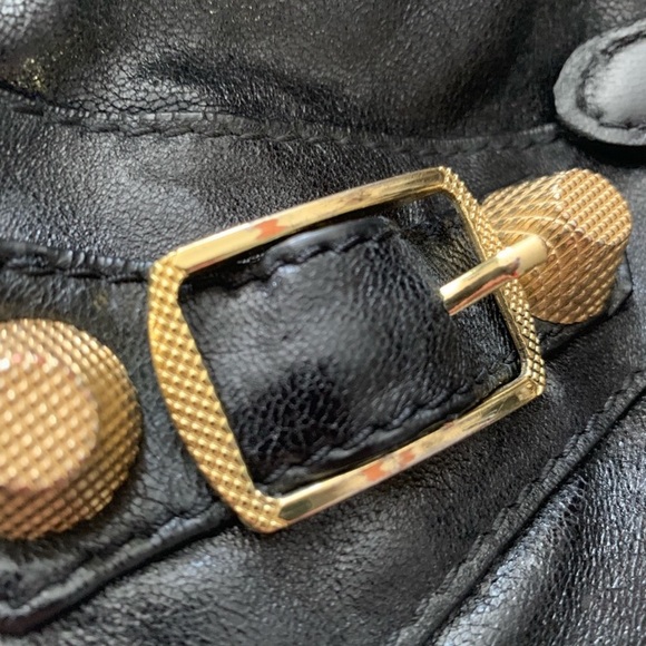 ✨⚡️HP⚡️✨Balenciaga Work Bag - Black and Gold Bag - Picture 3 of 7